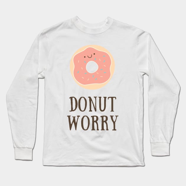 Donut worry Long Sleeve T-Shirt by Kuro